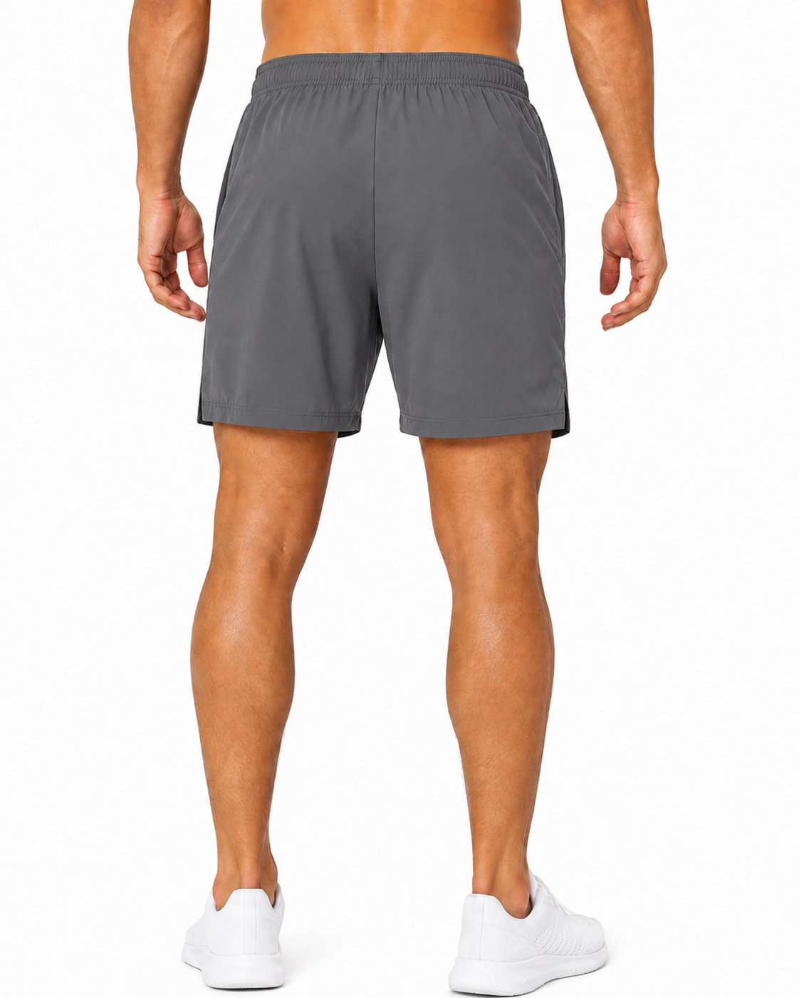 SHORTS ZIPPÉS ÉCLAIR – GRIS