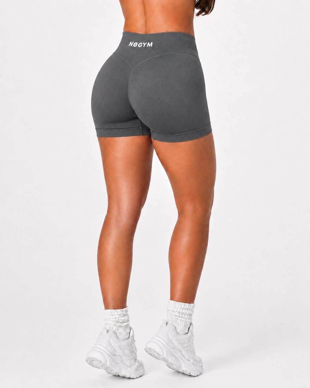 SHORTS SCRUNCH ÉCLAIR – GRIS