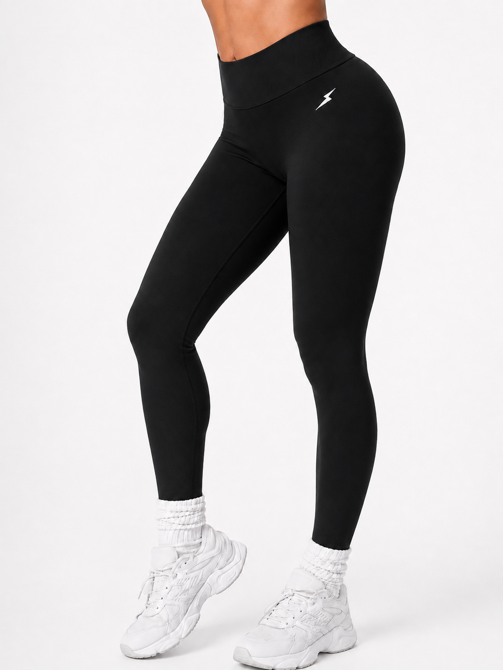 LEGGINGS SCRUNCH ÉCLAIR – NOIR