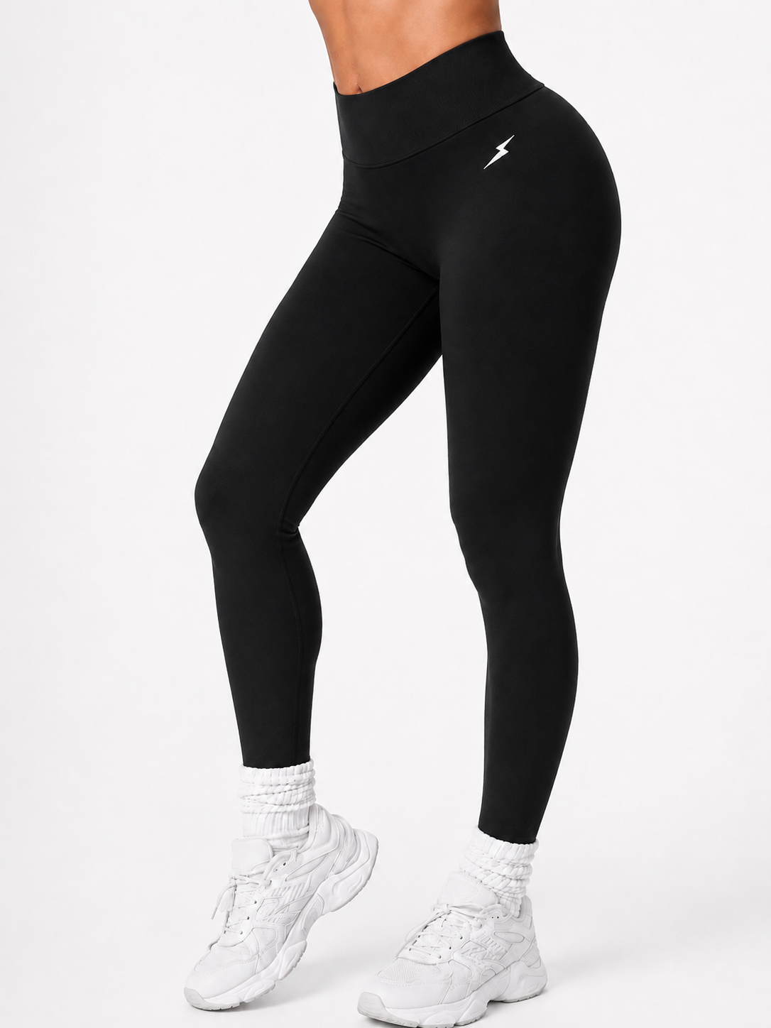 LEGGINGS SCRUNCH ÉCLAIR – NOIR