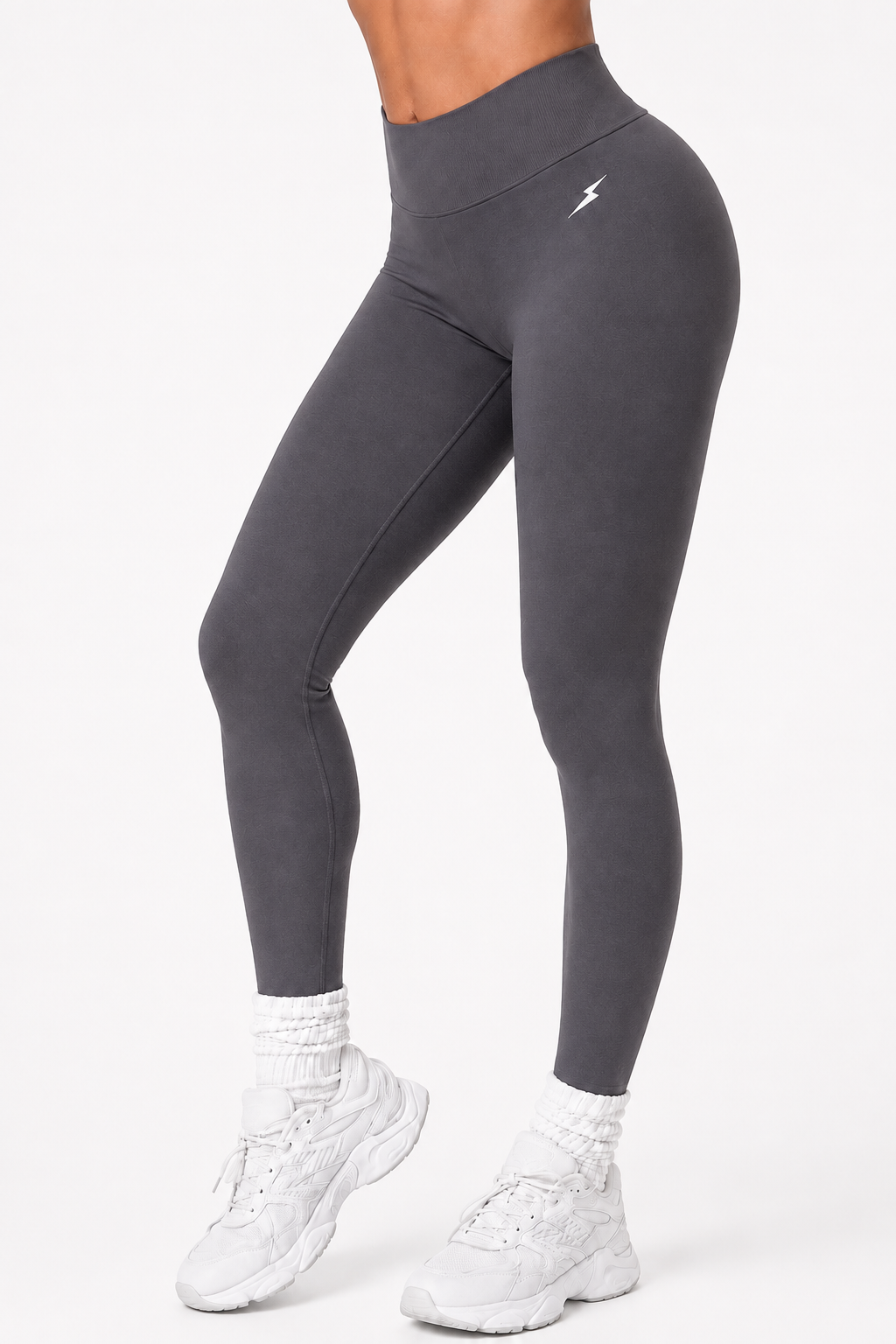 LEGGINGS SCRUNCH ÉCLAIR – GRIS