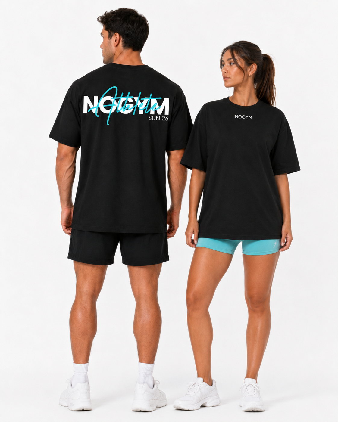 T-SHIRT OVERSIZE - ATHLETE BLEU