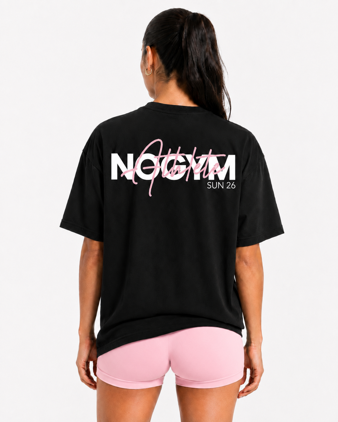 T-SHIRT OVERSIZE - ATHLETE ROSE