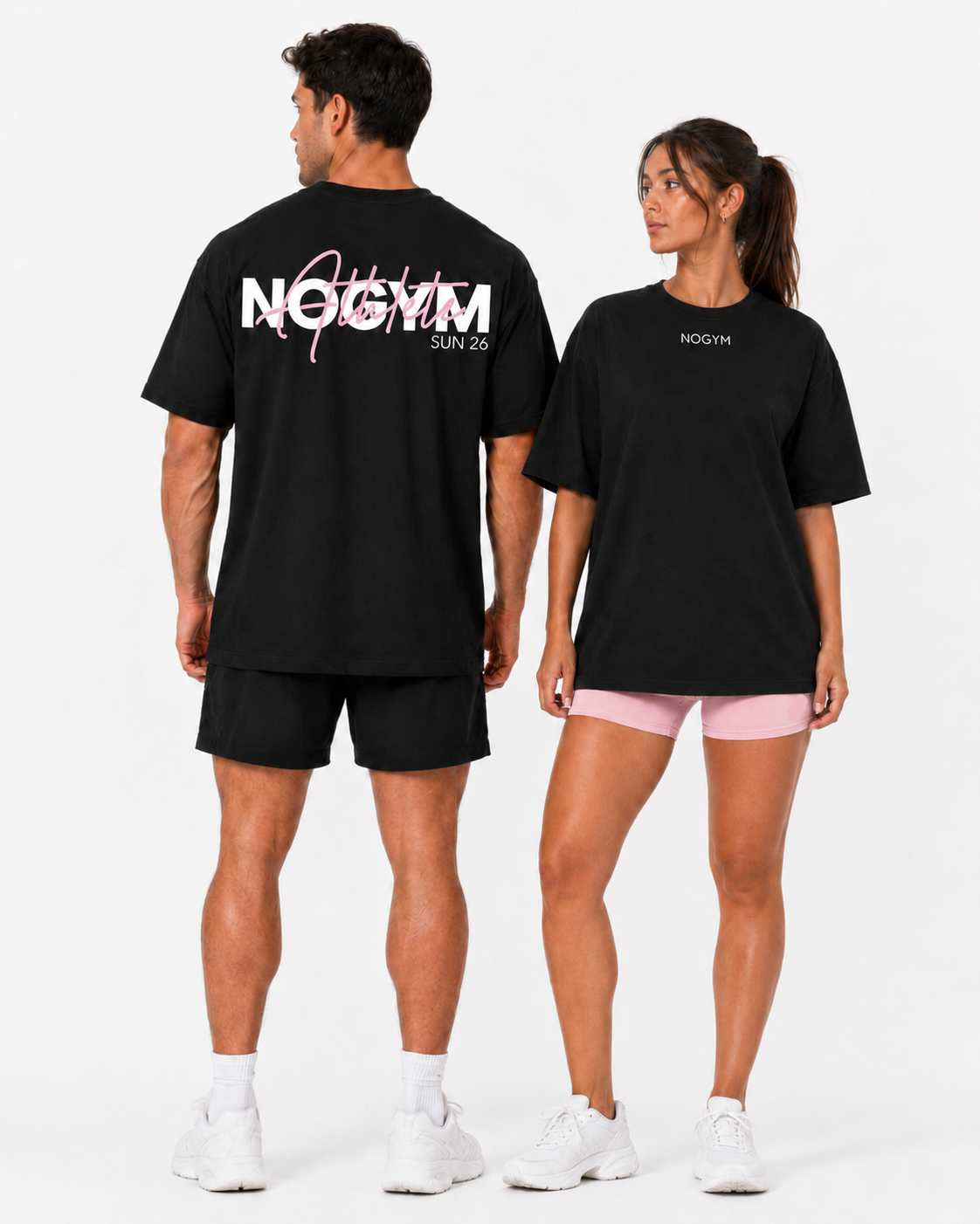 T-SHIRT OVERSIZE - ATHLETE ROSE