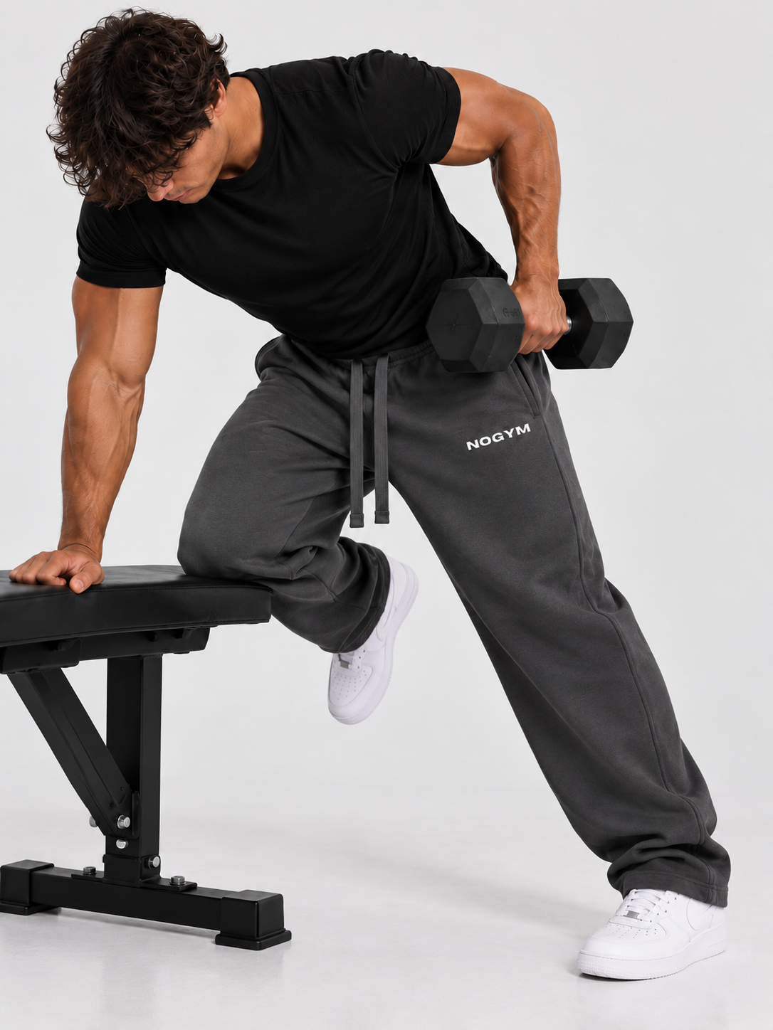 JOGGING NO EXCUSES - GRIS FONCÉ
