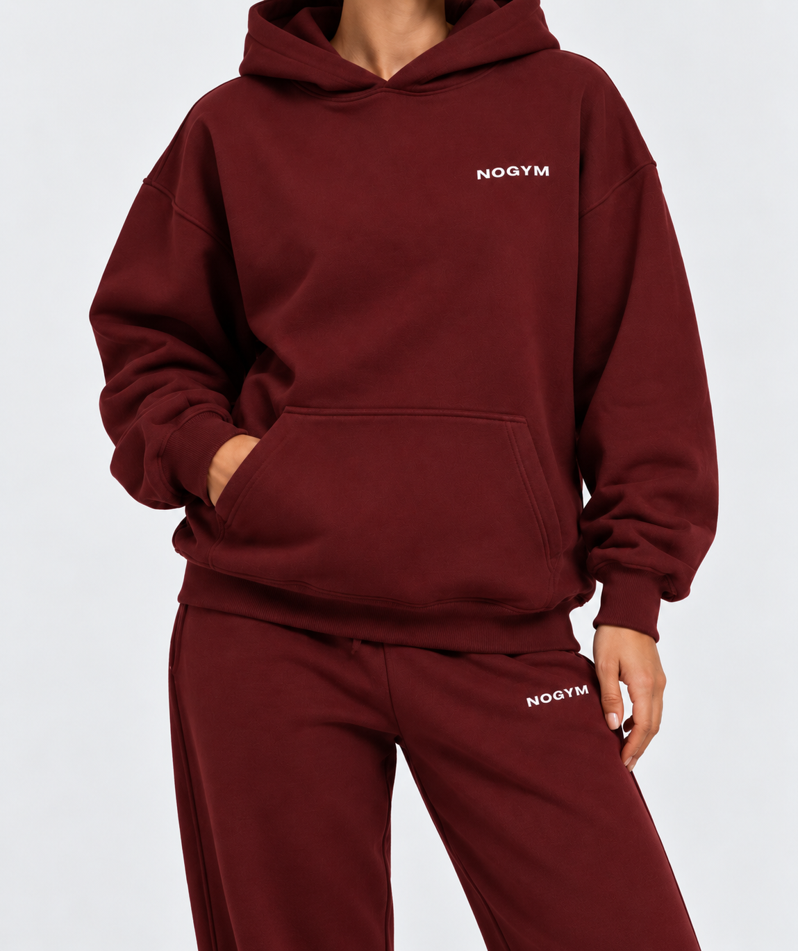 SWEAT FEMMES NO EXCUSES - BORDEAUX
