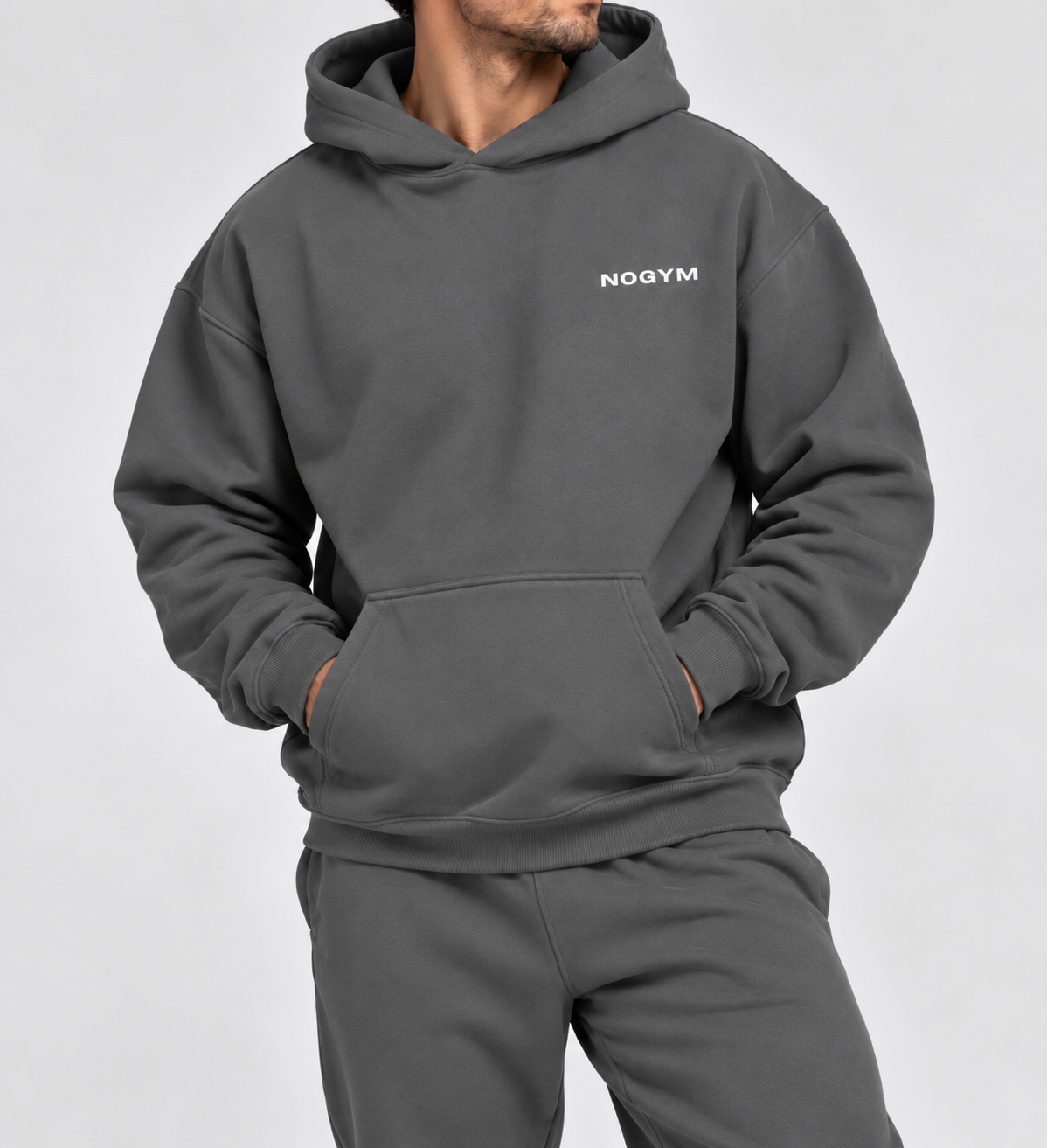 SWEAT NO EXCUSES - GRIS FONCÉ