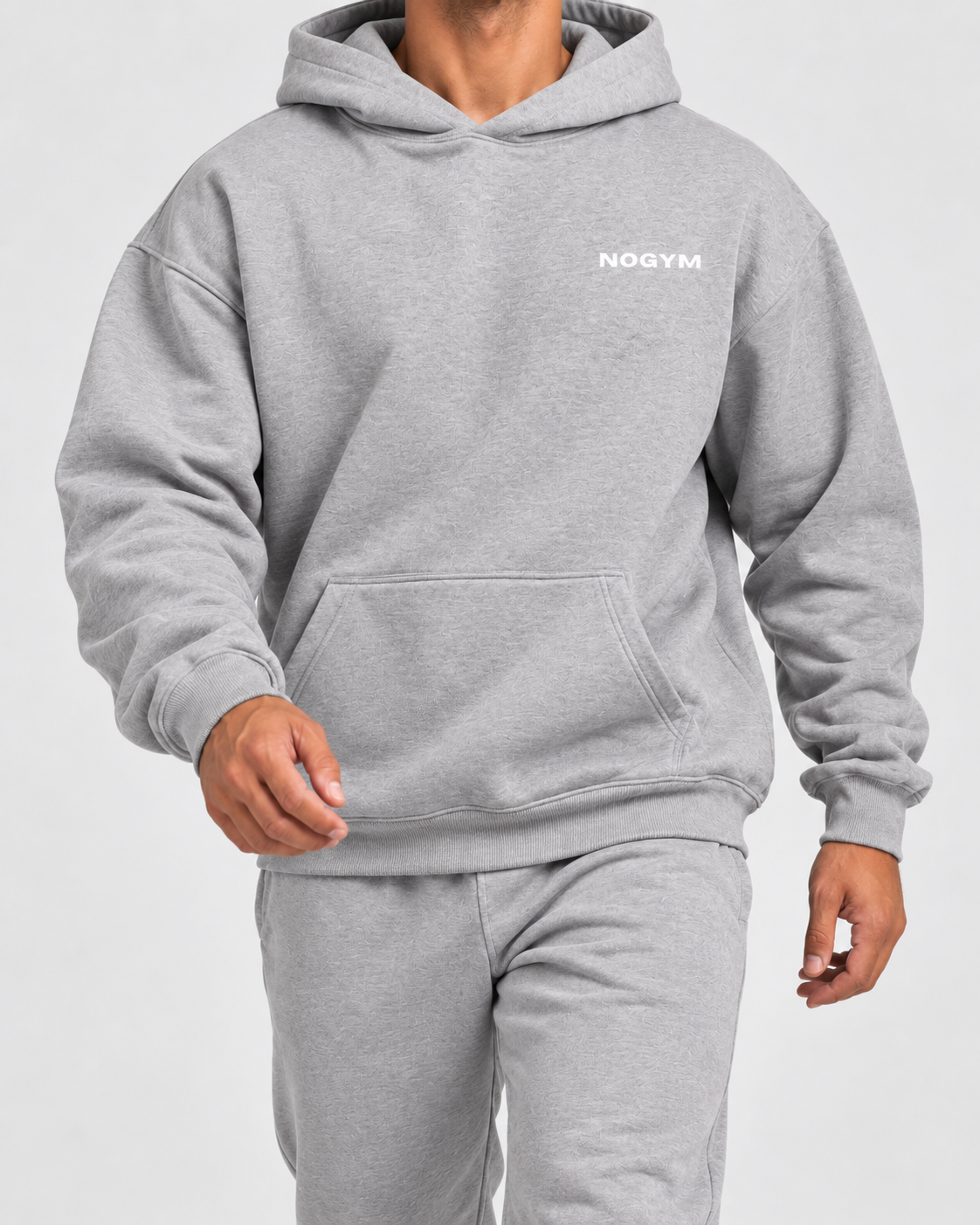 SWEAT NO EXCUSES - GRIS CHINÉ