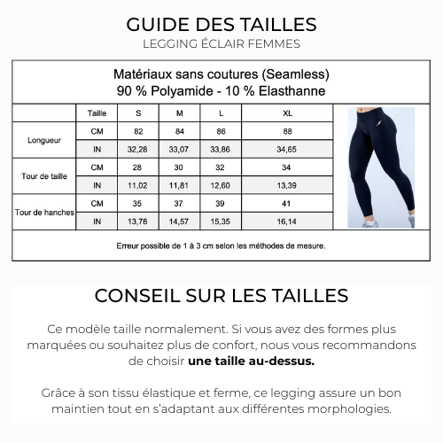 LEGGINGS SCRUNCH ÉCLAIR – BLEU