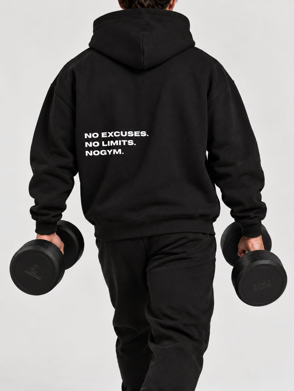 SWEAT NO EXCUSES - NOIR