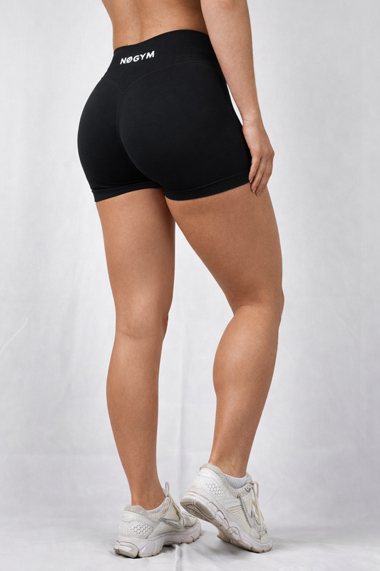 SHORTS SCRUNCH ÉCLAIR – NOIR