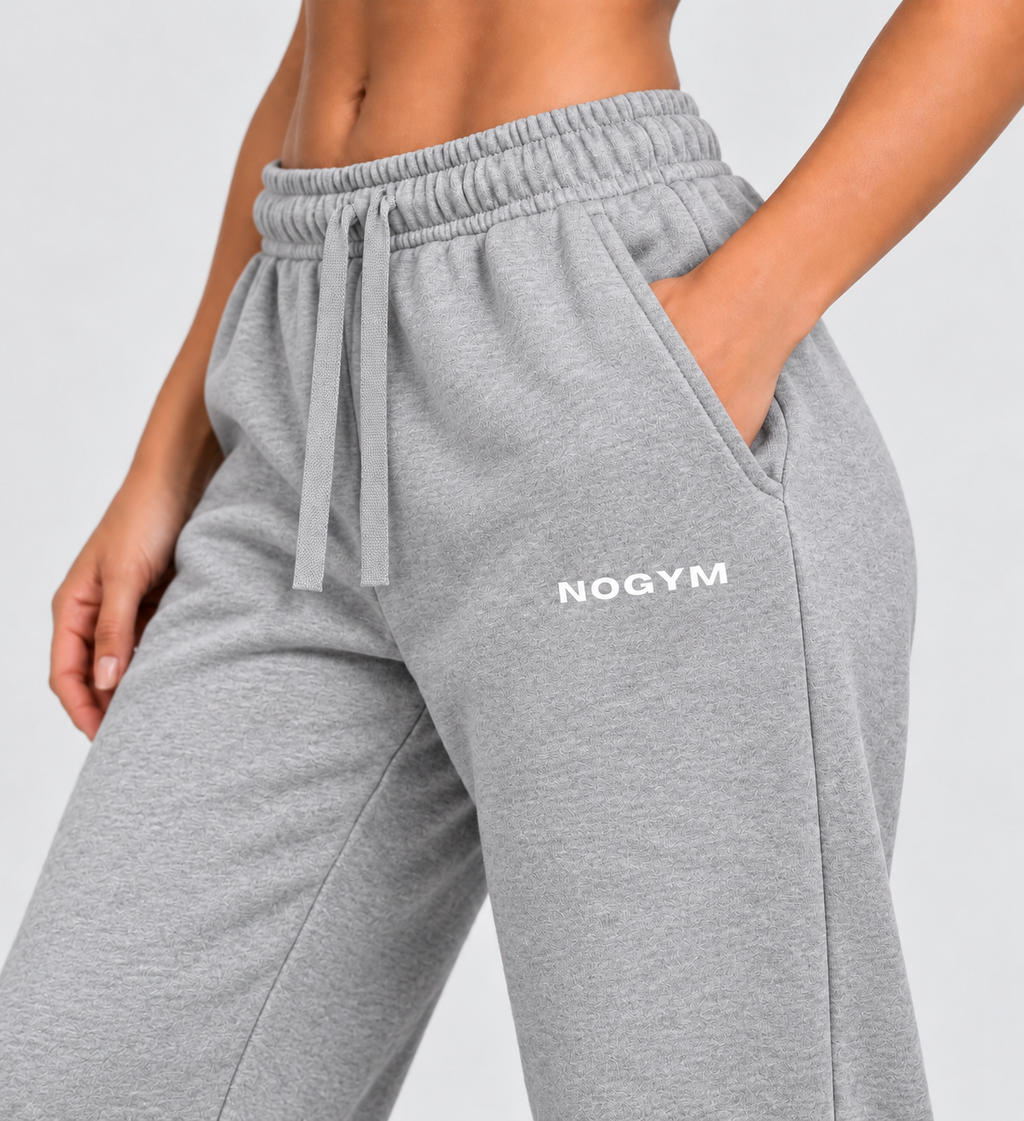 JOGGING FEMMES NO EXCUSES - GRIS CHINÉ