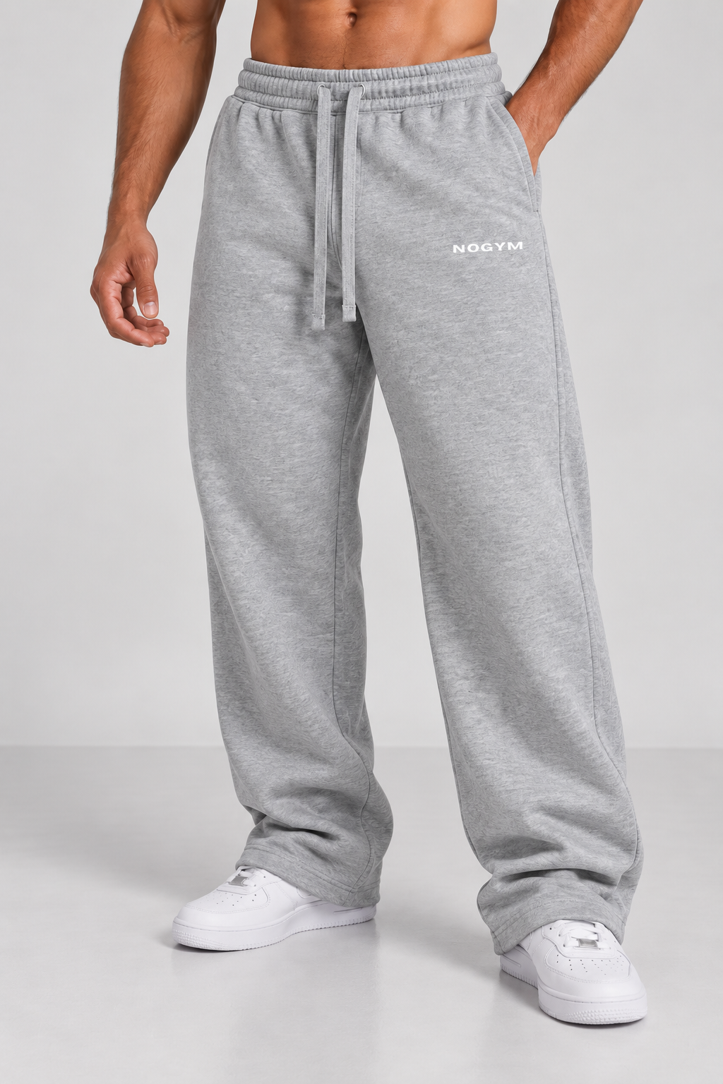JOGGING NO EXCUSES - GRIS CHINÉ