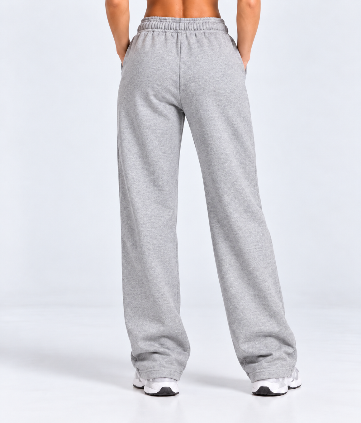 JOGGING FEMMES NO EXCUSES - GRIS CHINÉ