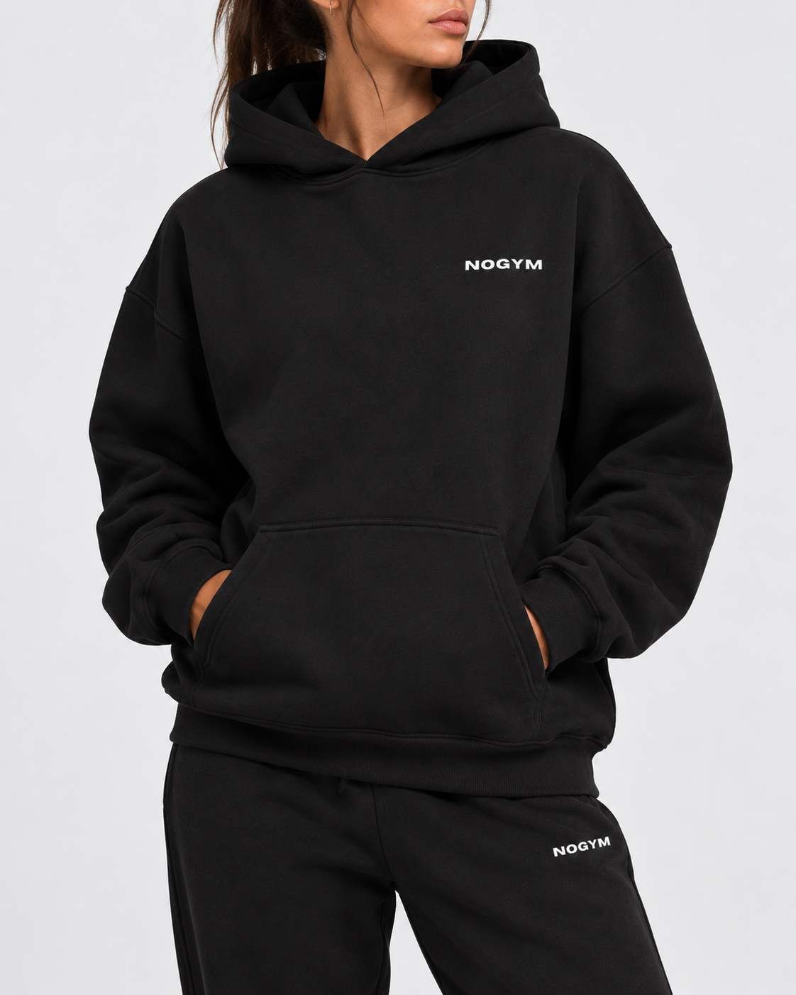 SWEAT FEMMES NO EXCUSES - NOIR