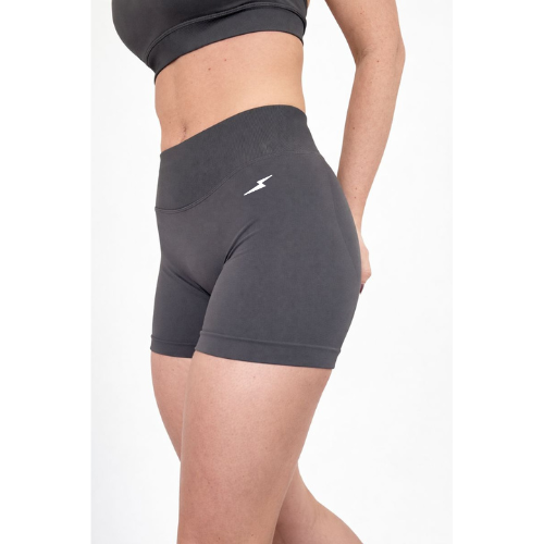 SHORTS SCRUNCH ÉCLAIR – GRIS