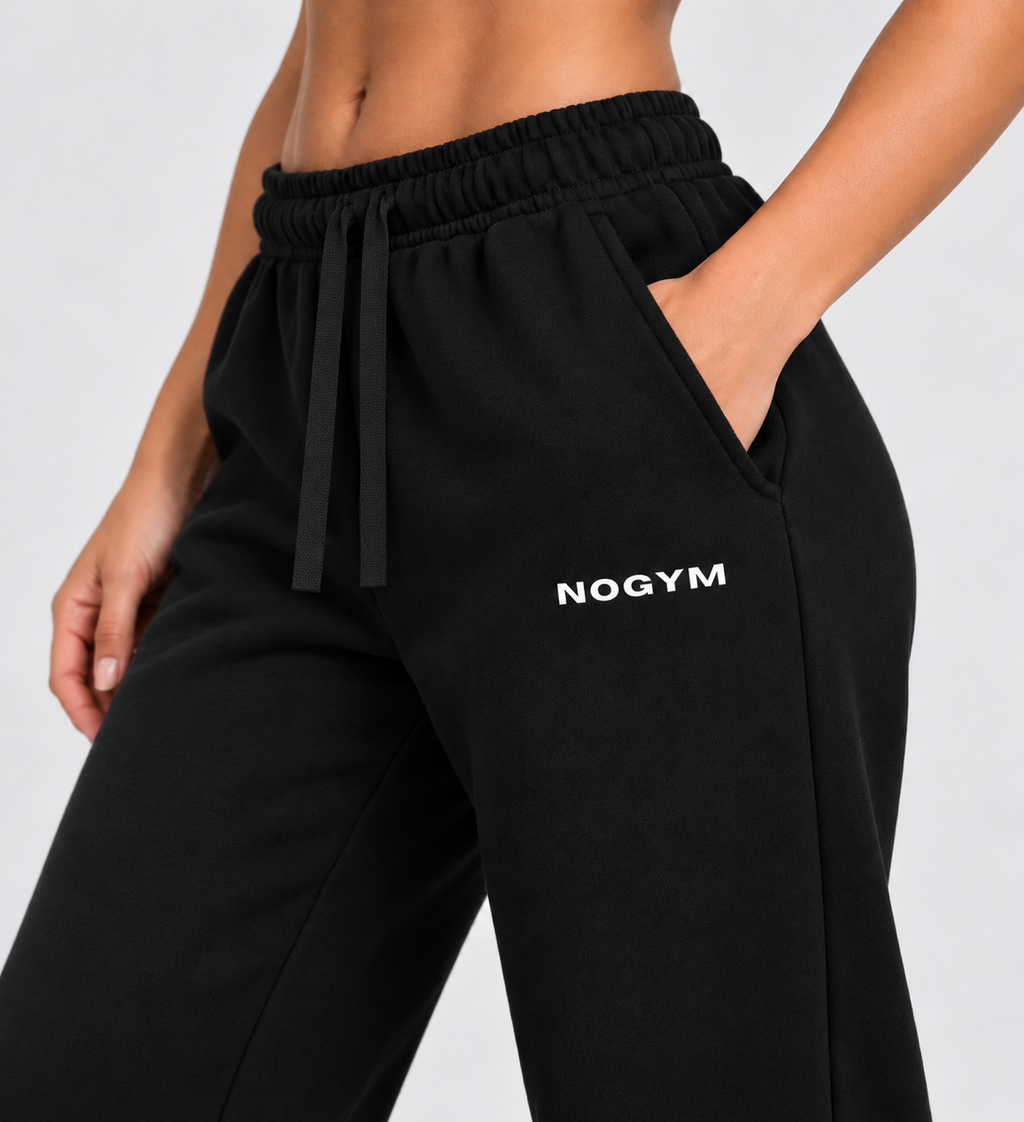 JOGGING FEMMES NO EXCUSES - NOIR